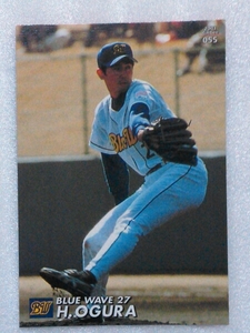 2001 Calbee Baseball Card No. 55 Хисаси Огура (Orix)