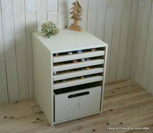 M&M Plarail & Tomica storage cabinet (W45×4 step ) 5 order 