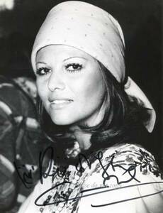 Claudia Cardinale クラウディア・カルディナーレ サイン フォト