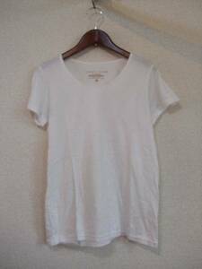 LOWRYSFARM white simple T-shirt (USED)71213