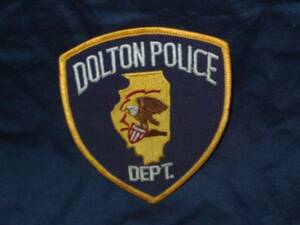 ★　ワッペン　アメリカ　警察　DOLTON　POLICE　★