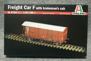 ita rely 1/87 HO cargo car ( steam locomotiv series )Freight Car ITALERI 8703