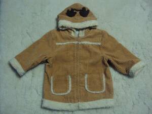 * abroad USA America imported car brand Gymboree velour style long sleeve feather weave jacket coat 18m24m
