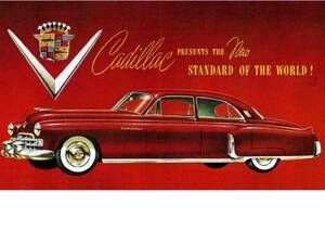 *1948 year. automobile advertisement Cadillac 3 Cadillac