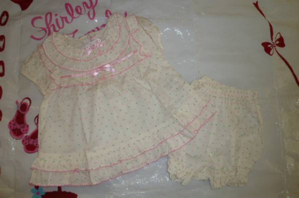 新品タグ付シャーリーテンプルワンピース８０㎝