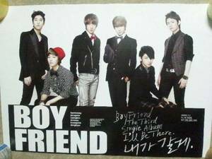  prompt decision!!BOY FRIEND 3rd single I'll be there unused poster 