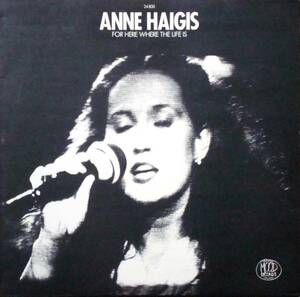 ◆ANNE HAIGIS/FOR HERE WHERE... (GER LP) -Routine, 小林径