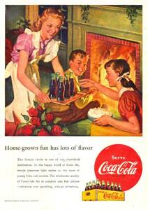 ●018F　1953年のレトロ広告　コカコーラ　COCA-COLA　COKE