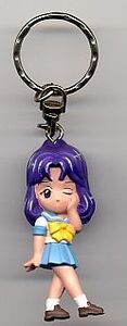  Tokimeki Memorial mirror .. summer clothing figure key holder 