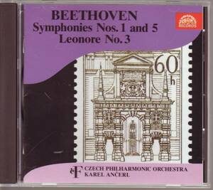 ベートーヴェン 交響曲第1番 第5番 アンチェル チェコ・フィル