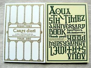 Aqua Timez パンフ Carpe diem tour 2011+5th ANNIVERSARY BOOK