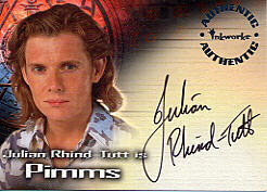 トゥームレイダーTOMB RAIDERサインカードA3Julian Rhind-Tutt
