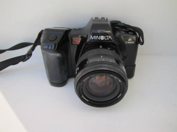 MINOLTA α7700i ブラック フィルム一眼レフカメラ　中古 2025年最新】Yahoo!オークション -ミノルタα-7700iの中古品