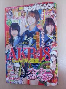 良品中古!! ★ ヤングジャンプ 2012年1月8日号 No.2 ★ AKB48 じゃんけん選抜 篠田麻里子 峯岸みなみ ★ 送料無料!!