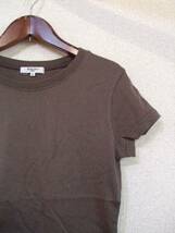 NATURALBEAUTYBASICカーキTシャツ(USED)110313_画像2