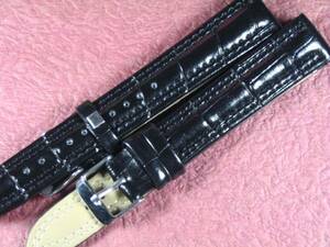 ☆★10618★☆＜WATCH-BELT＞レザーベルト１８mm(ブラック)DS