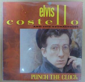 ELVIS COSTELLO「PUNCH THE CLOCK」米ORIG[初回FC規格]シュリンク美品