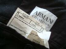 ARMANI COLLEZIONI メタル混ブラックジャケット size48R_画像3