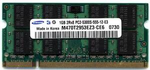 インターネットAQUOS対応メモリ-1GB PC5300 200Pin即決 相性保証