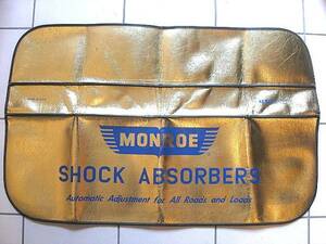 1970*s MONROE Monroe shock absorber Vintage fender cover Tokoro George Ame car signboard FORD Chevrolet Belair 40s 50s 60s