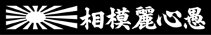 日章　相模麗心愚 ２０センチ　２枚組