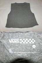 ☆USA購入 【VANS】ロゴプリントショート丈タンクトップ US M☆_画像3