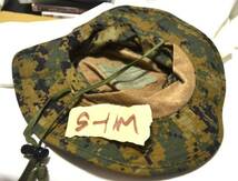 実物 USMC 米海兵隊支給 MARPAT デジタルウッドランド ハットM_画像3