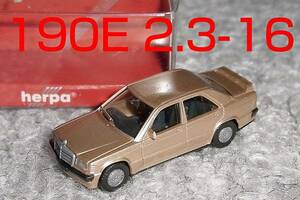 1/87メルセデスベンツ190E 2.3-16 ゴールド (W201)Mercedes Benz