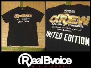 Real Bee Voice Crew Crew Limited Edition Dekarogo Black Surf T -Fork