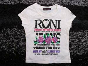 v^[USED]RONI JEANS short sleeves T-shirt SS(100) ^v