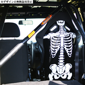  skeleton sticker ( regular surface )RECARO Sparco REV full backet SPARCO type .