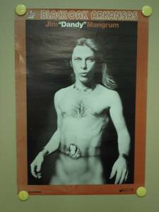 POSTER/ BLACK OAK ARKANSAS/JIM DANDY MANGRUMポスター(e283)