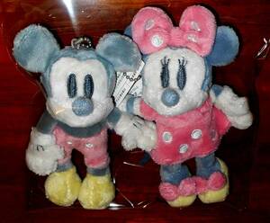 * Mickey & minnie mascot holder 2 piece 