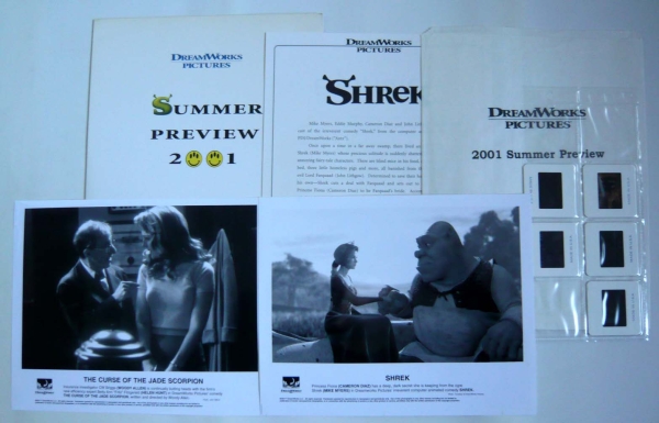 DreamWorks 2001 Avance de la temporada de verano Kit de prensa original de EE. UU., película, video, Productos relacionados con películas, fotografía