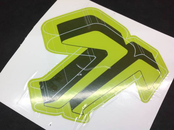 TECHNINE テックナイン  黄緑 正規 ステッカー（郵便送料込み）