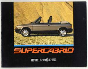 [b1863] French version Bertone Super Cub rio catalog 