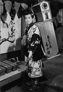 m5252中村賀津雄『元禄美少年記(1955』美品