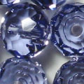  Swarovski #5040 tanzanite 8mm 6 piece 