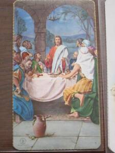 Art hand Auction Picture★191 Christian Painting Christmas Card, antique, collection, printed matter, others