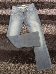 ♪ 【Б/У】Джинсовые брюки LAUTREAMONT 25 美品 ♪