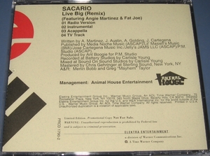 ★CDS★Sacario/Live Big (Remix) ft Fat Joe, Angie Martinez★PROMO★レア★CD SINGLE★シングル★