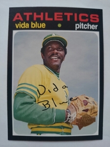 ★VIDA BLUE TOPPS ALL TIME FAN FAVORITES 2005 MLB OAKLAND ATHLETICS MLB 大リーグ メジャーリーグ ブルー アスレチックス HOF LEGENDS