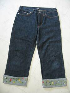  Dolce&Gabbana *D&G embroidery Denim pants 26