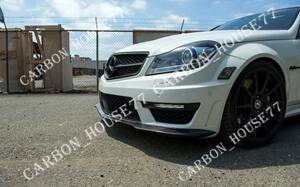 ★BENZ W204 後期 C63 AMG カーボン フロント リップ スポイラー B型☆