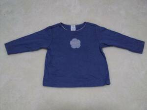 * abroad USA America imported car fashion brand Gymboree baby long sleeve flower cut and sewn 2 -years old 