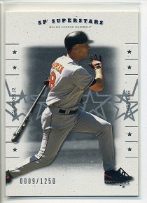 01 SP Authentic #142 Cal Ripken Jr 0009/1250