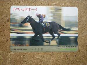 I1268・トウショウボーイ　競馬　オレンジカード