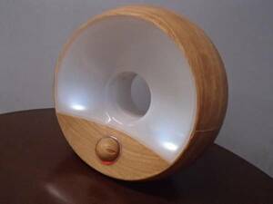  secondhand goods wood grain humidifier LED/ aroma tray attaching interior 100V living .. dry moisturizer dry . pet child safety desk humidifier air 14-8349