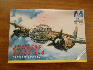 〔全国一律送料500円込〕1/72 イタレリ ユンカース JU-88A-4