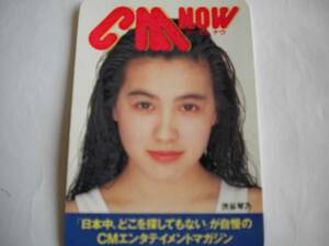 レア 渋谷琴乃さん ポケットカレンダー CM NOW 1992～1993年 非売品 未使用 